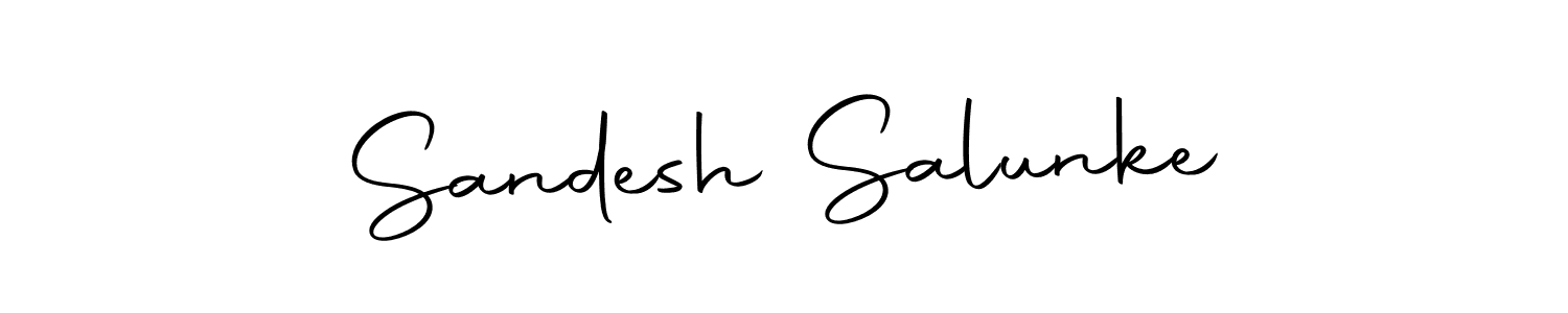 Make a beautiful signature design for name Sandesh Salunke. With this signature (Autography-DOLnW) style, you can create a handwritten signature for free. Sandesh Salunke signature style 10 images and pictures png