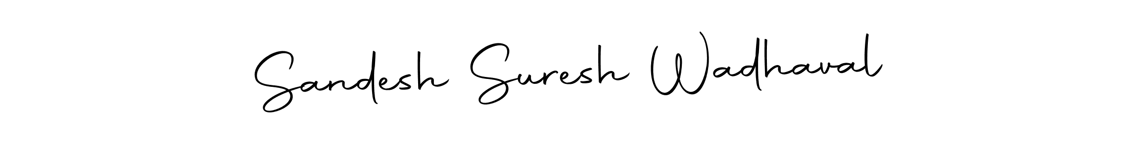 Design your own signature with our free online signature maker. With this signature software, you can create a handwritten (Autography-DOLnW) signature for name Sandesh Suresh Wadhaval. Sandesh Suresh Wadhaval signature style 10 images and pictures png