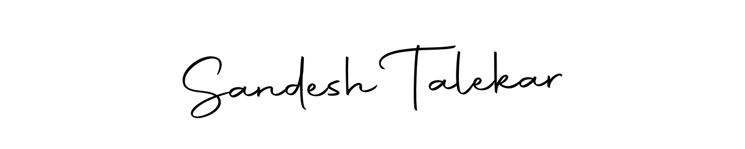 Make a beautiful signature design for name Sandesh Talekar. Use this online signature maker to create a handwritten signature for free. Sandesh Talekar signature style 10 images and pictures png