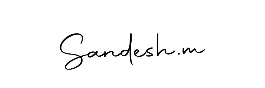 Sandesh.m stylish signature style. Best Handwritten Sign (Autography-DOLnW) for my name. Handwritten Signature Collection Ideas for my name Sandesh.m. Sandesh.m signature style 10 images and pictures png