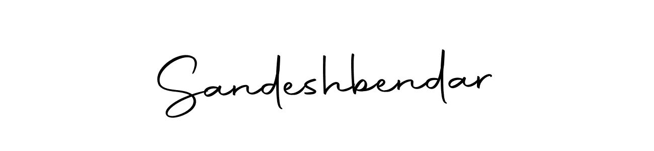Design your own signature with our free online signature maker. With this signature software, you can create a handwritten (Autography-DOLnW) signature for name Sandeshbendar. Sandeshbendar signature style 10 images and pictures png