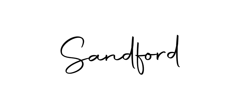 Design your own signature with our free online signature maker. With this signature software, you can create a handwritten (Autography-DOLnW) signature for name Sandford. Sandford signature style 10 images and pictures png