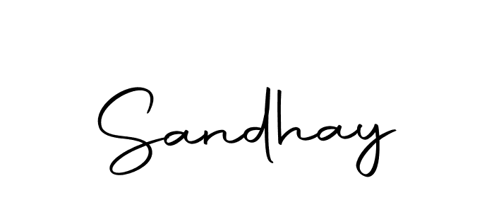 Make a beautiful signature design for name Sandhay. Use this online signature maker to create a handwritten signature for free. Sandhay signature style 10 images and pictures png