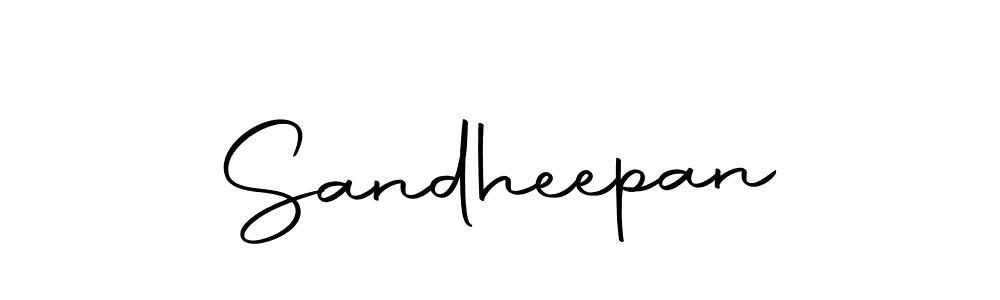 Make a beautiful signature design for name Sandheepan. With this signature (Autography-DOLnW) style, you can create a handwritten signature for free. Sandheepan signature style 10 images and pictures png