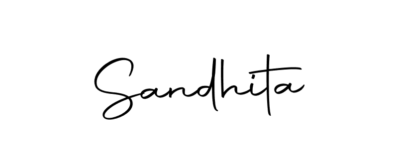 Use a signature maker to create a handwritten signature online. With this signature software, you can design (Autography-DOLnW) your own signature for name Sandhita. Sandhita signature style 10 images and pictures png