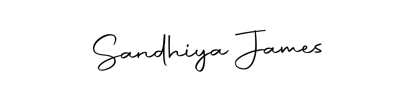 if you are searching for the best signature style for your name Sandhiya James. so please give up your signature search. here we have designed multiple signature styles  using Autography-DOLnW. Sandhiya James signature style 10 images and pictures png