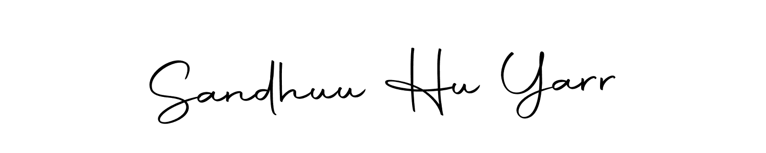 Make a short Sandhuu Hu Yarr signature style. Manage your documents anywhere anytime using Autography-DOLnW. Create and add eSignatures, submit forms, share and send files easily. Sandhuu Hu Yarr signature style 10 images and pictures png