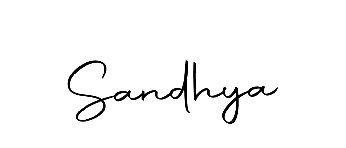 Use a signature maker to create a handwritten signature online. With this signature software, you can design (Autography-DOLnW) your own signature for name Sandhya. Sandhya signature style 10 images and pictures png