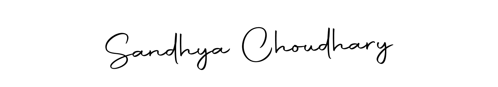 Make a short Sandhya Choudhary signature style. Manage your documents anywhere anytime using Autography-DOLnW. Create and add eSignatures, submit forms, share and send files easily. Sandhya Choudhary signature style 10 images and pictures png