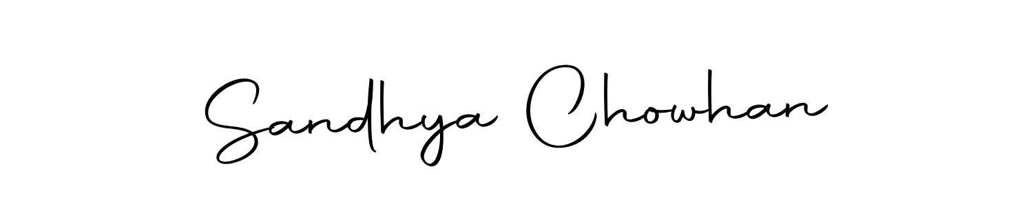 Autography-DOLnW is a professional signature style that is perfect for those who want to add a touch of class to their signature. It is also a great choice for those who want to make their signature more unique. Get Sandhya Chowhan name to fancy signature for free. Sandhya Chowhan signature style 10 images and pictures png