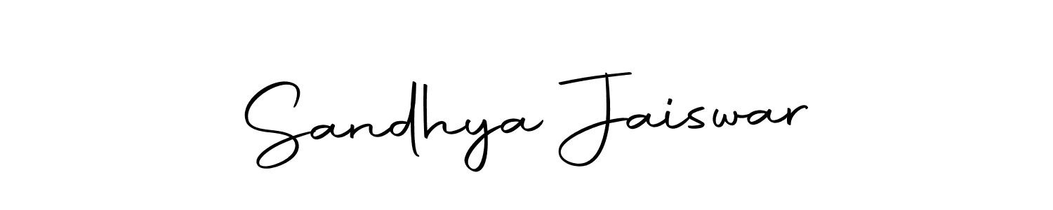 Also we have Sandhya Jaiswar name is the best signature style. Create professional handwritten signature collection using Autography-DOLnW autograph style. Sandhya Jaiswar signature style 10 images and pictures png