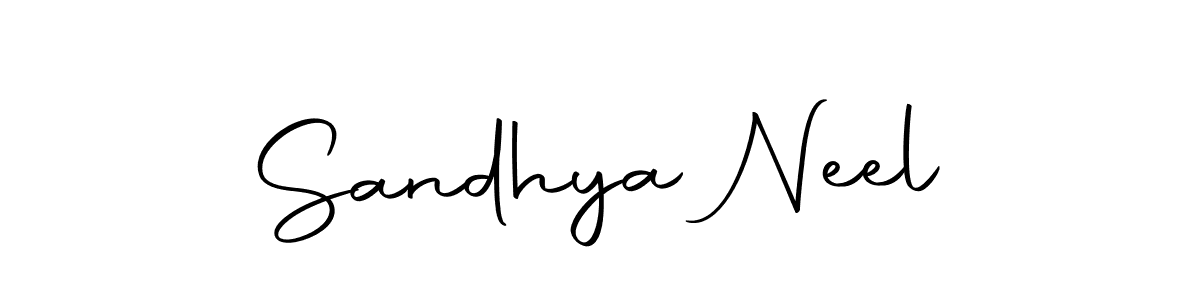 Sandhya Neel stylish signature style. Best Handwritten Sign (Autography-DOLnW) for my name. Handwritten Signature Collection Ideas for my name Sandhya Neel. Sandhya Neel signature style 10 images and pictures png