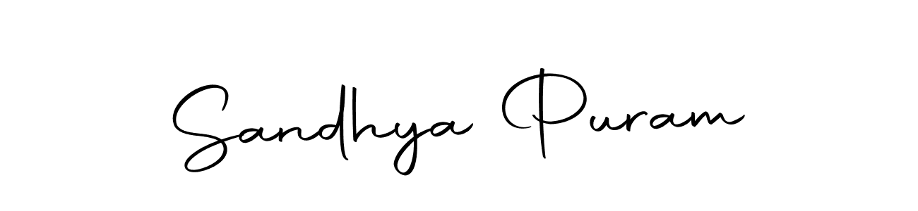 if you are searching for the best signature style for your name Sandhya Puram. so please give up your signature search. here we have designed multiple signature styles  using Autography-DOLnW. Sandhya Puram signature style 10 images and pictures png
