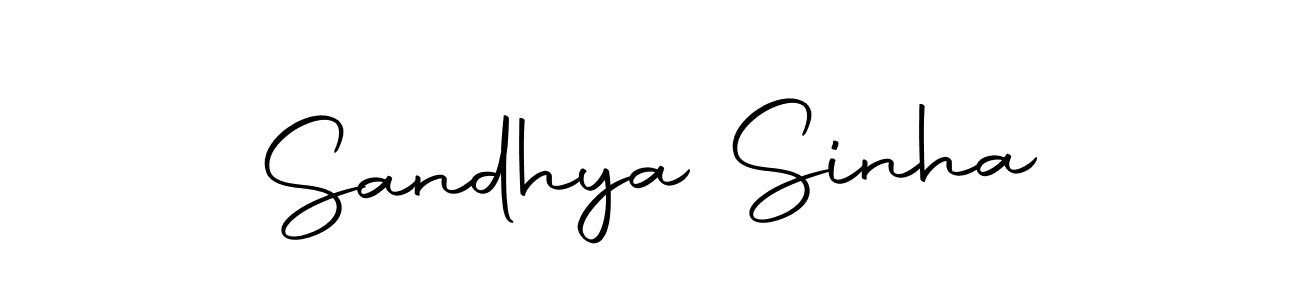 You should practise on your own different ways (Autography-DOLnW) to write your name (Sandhya Sinha) in signature. don't let someone else do it for you. Sandhya Sinha signature style 10 images and pictures png