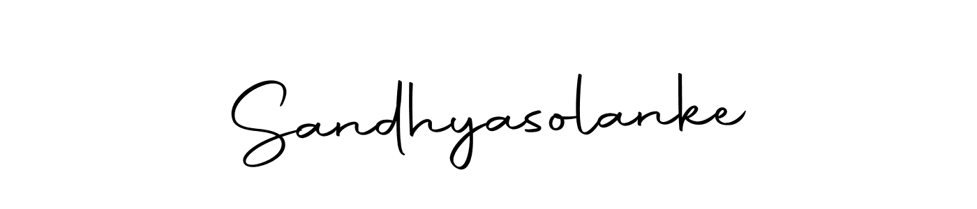 You should practise on your own different ways (Autography-DOLnW) to write your name (Sandhyasolanke) in signature. don't let someone else do it for you. Sandhyasolanke signature style 10 images and pictures png