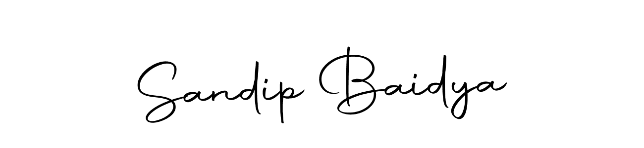 Sandip Baidya stylish signature style. Best Handwritten Sign (Autography-DOLnW) for my name. Handwritten Signature Collection Ideas for my name Sandip Baidya. Sandip Baidya signature style 10 images and pictures png