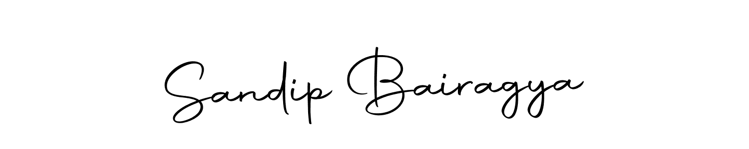 How to make Sandip Bairagya name signature. Use Autography-DOLnW style for creating short signs online. This is the latest handwritten sign. Sandip Bairagya signature style 10 images and pictures png