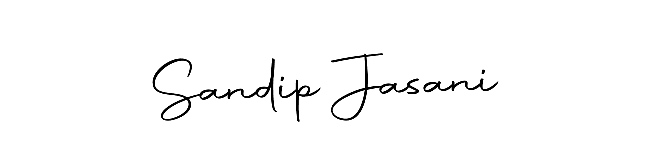 You should practise on your own different ways (Autography-DOLnW) to write your name (Sandip Jasani) in signature. don't let someone else do it for you. Sandip Jasani signature style 10 images and pictures png