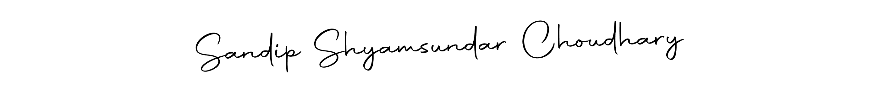 Make a beautiful signature design for name Sandip Shyamsundar Choudhary. Use this online signature maker to create a handwritten signature for free. Sandip Shyamsundar Choudhary signature style 10 images and pictures png