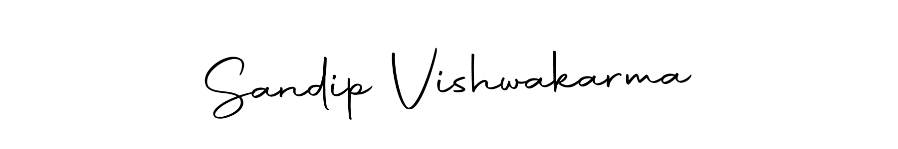 Design your own signature with our free online signature maker. With this signature software, you can create a handwritten (Autography-DOLnW) signature for name Sandip Vishwakarma. Sandip Vishwakarma signature style 10 images and pictures png