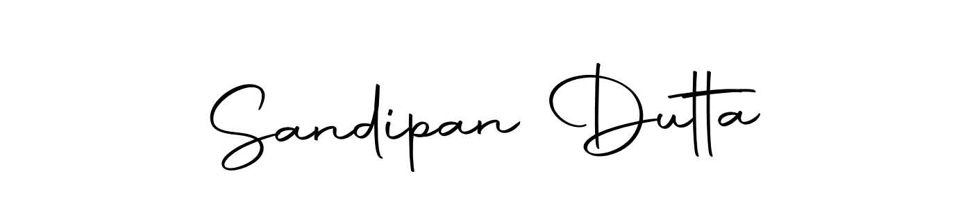 How to make Sandipan Dutta name signature. Use Autography-DOLnW style for creating short signs online. This is the latest handwritten sign. Sandipan Dutta signature style 10 images and pictures png