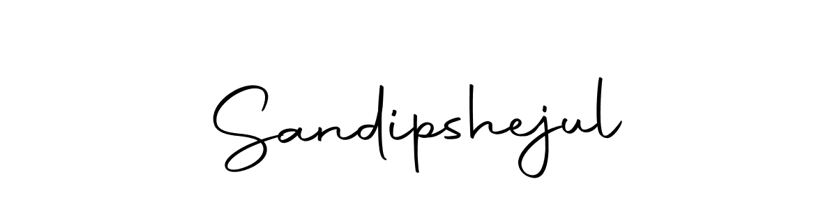 How to make Sandipshejul name signature. Use Autography-DOLnW style for creating short signs online. This is the latest handwritten sign. Sandipshejul signature style 10 images and pictures png