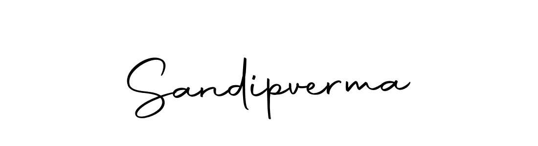 Create a beautiful signature design for name Sandipverma. With this signature (Autography-DOLnW) fonts, you can make a handwritten signature for free. Sandipverma signature style 10 images and pictures png