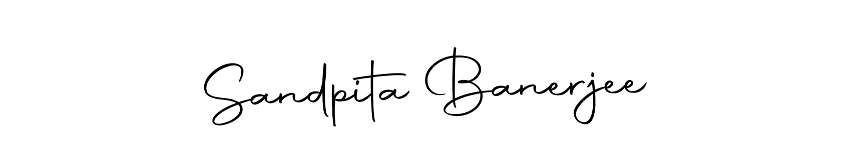 Make a short Sandpita Banerjee signature style. Manage your documents anywhere anytime using Autography-DOLnW. Create and add eSignatures, submit forms, share and send files easily. Sandpita Banerjee signature style 10 images and pictures png