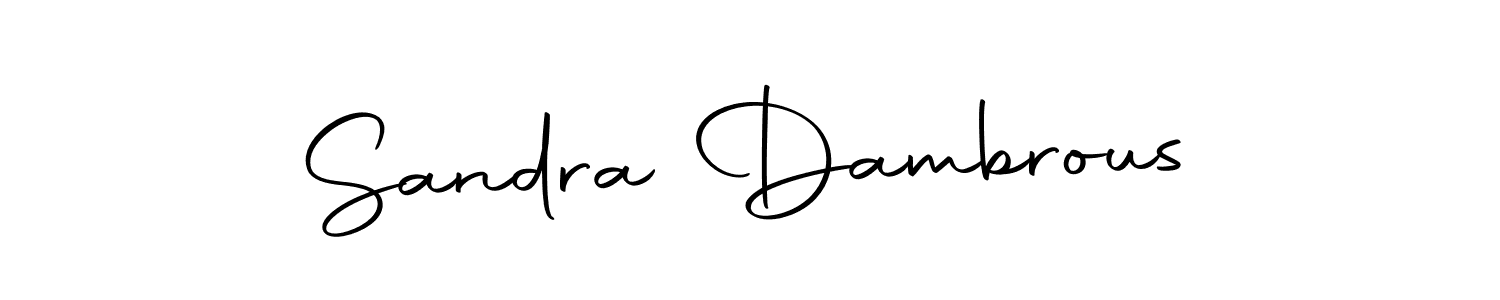Design your own signature with our free online signature maker. With this signature software, you can create a handwritten (Autography-DOLnW) signature for name Sandra Dambrous. Sandra Dambrous signature style 10 images and pictures png