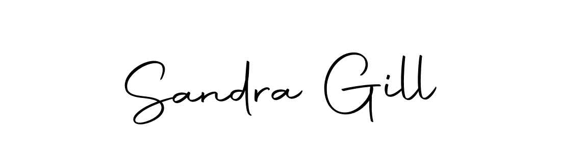 Use a signature maker to create a handwritten signature online. With this signature software, you can design (Autography-DOLnW) your own signature for name Sandra Gill. Sandra Gill signature style 10 images and pictures png