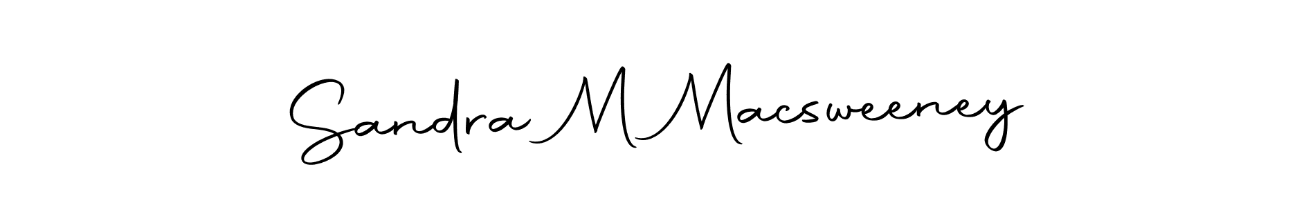 It looks lik you need a new signature style for name Sandra M Macsweeney. Design unique handwritten (Autography-DOLnW) signature with our free signature maker in just a few clicks. Sandra M Macsweeney signature style 10 images and pictures png