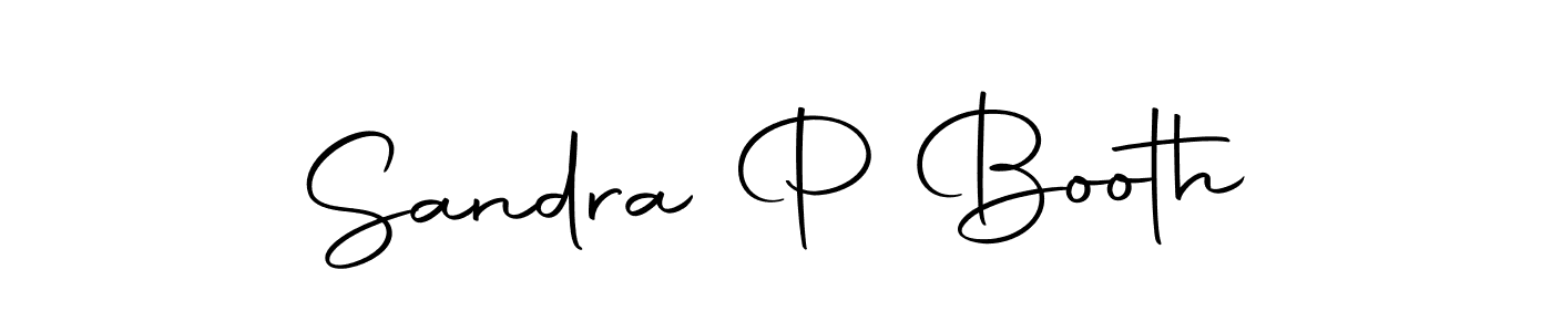 You should practise on your own different ways (Autography-DOLnW) to write your name (Sandra P Booth) in signature. don't let someone else do it for you. Sandra P Booth signature style 10 images and pictures png