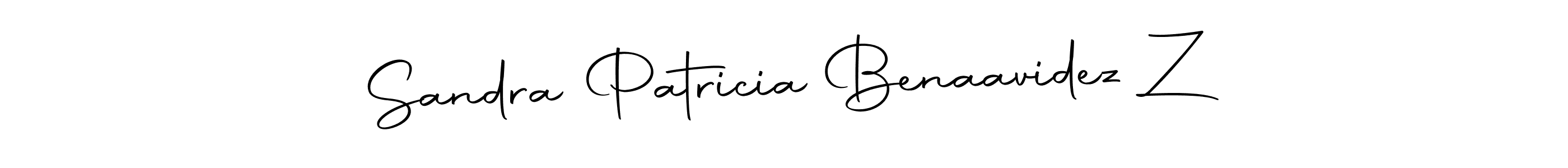 Use a signature maker to create a handwritten signature online. With this signature software, you can design (Autography-DOLnW) your own signature for name Sandra Patricia Benaavidez Z. Sandra Patricia Benaavidez Z signature style 10 images and pictures png