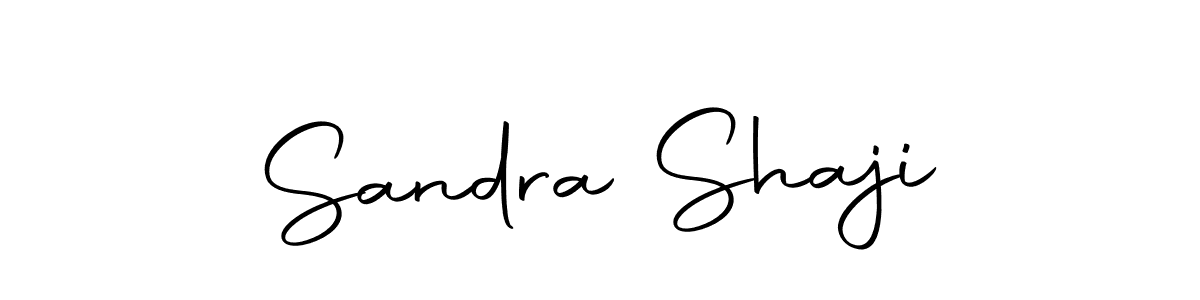 Design your own signature with our free online signature maker. With this signature software, you can create a handwritten (Autography-DOLnW) signature for name Sandra Shaji. Sandra Shaji signature style 10 images and pictures png