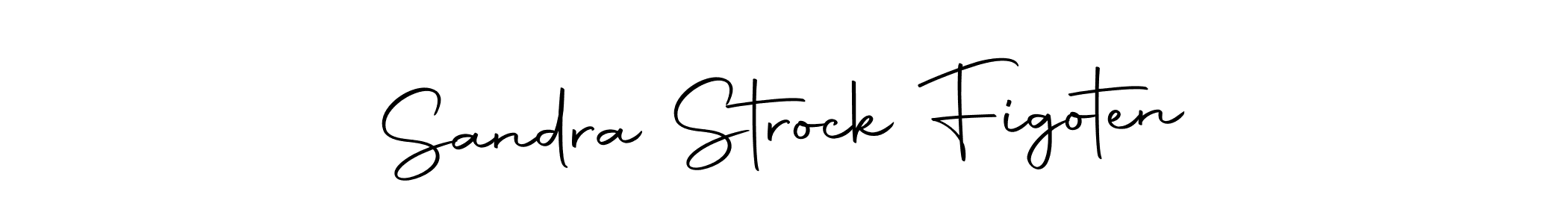 Create a beautiful signature design for name Sandra Strock Figoten. With this signature (Autography-DOLnW) fonts, you can make a handwritten signature for free. Sandra Strock Figoten signature style 10 images and pictures png