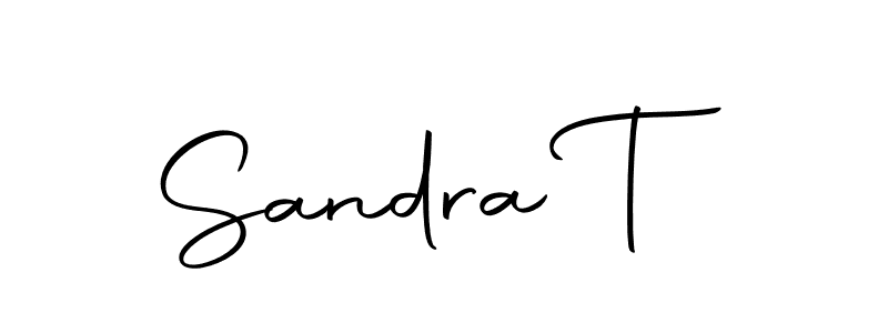 The best way (Autography-DOLnW) to make a short signature is to pick only two or three words in your name. The name Sandra T include a total of six letters. For converting this name. Sandra T signature style 10 images and pictures png