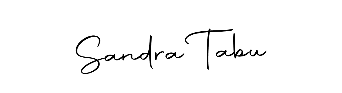 Design your own signature with our free online signature maker. With this signature software, you can create a handwritten (Autography-DOLnW) signature for name Sandra Tabu. Sandra Tabu signature style 10 images and pictures png