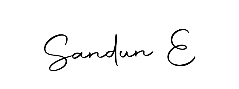 How to Draw Sandun E signature style? Autography-DOLnW is a latest design signature styles for name Sandun E. Sandun E signature style 10 images and pictures png