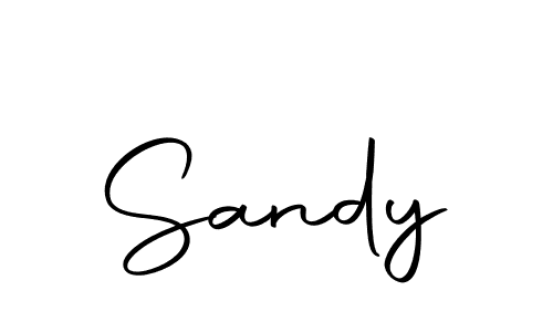 Create a beautiful signature design for name Sandy. With this signature (Autography-DOLnW) fonts, you can make a handwritten signature for free. Sandy signature style 10 images and pictures png