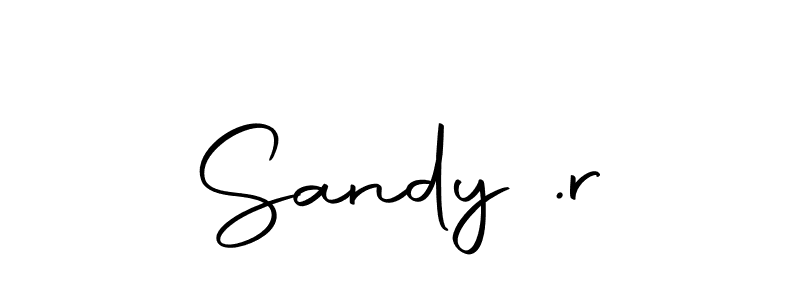 Make a beautiful signature design for name Sandy .r. Use this online signature maker to create a handwritten signature for free. Sandy .r signature style 10 images and pictures png