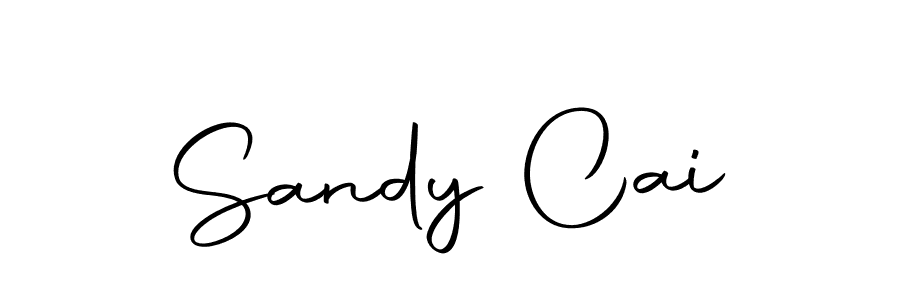 The best way (Autography-DOLnW) to make a short signature is to pick only two or three words in your name. The name Sandy Cai include a total of six letters. For converting this name. Sandy Cai signature style 10 images and pictures png