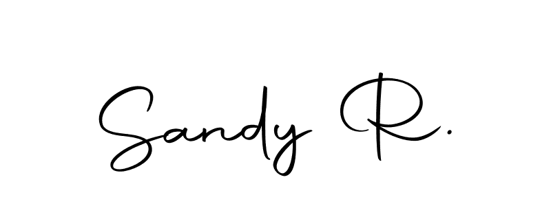 Design your own signature with our free online signature maker. With this signature software, you can create a handwritten (Autography-DOLnW) signature for name Sandy R.. Sandy R. signature style 10 images and pictures png