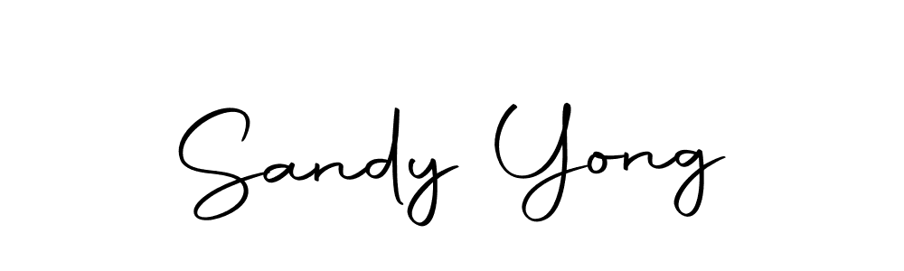 Also we have Sandy Yong name is the best signature style. Create professional handwritten signature collection using Autography-DOLnW autograph style. Sandy Yong signature style 10 images and pictures png