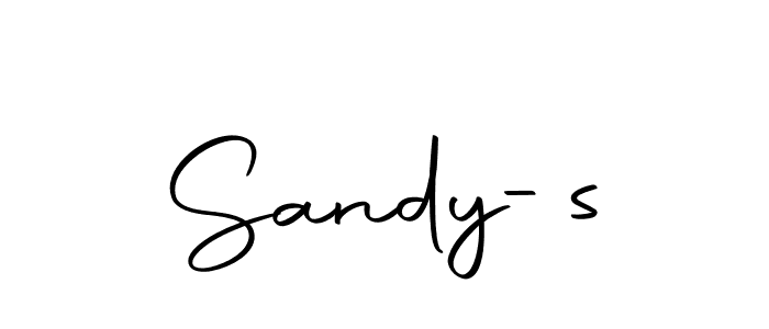 Make a short Sandy-s signature style. Manage your documents anywhere anytime using Autography-DOLnW. Create and add eSignatures, submit forms, share and send files easily. Sandy-s signature style 10 images and pictures png