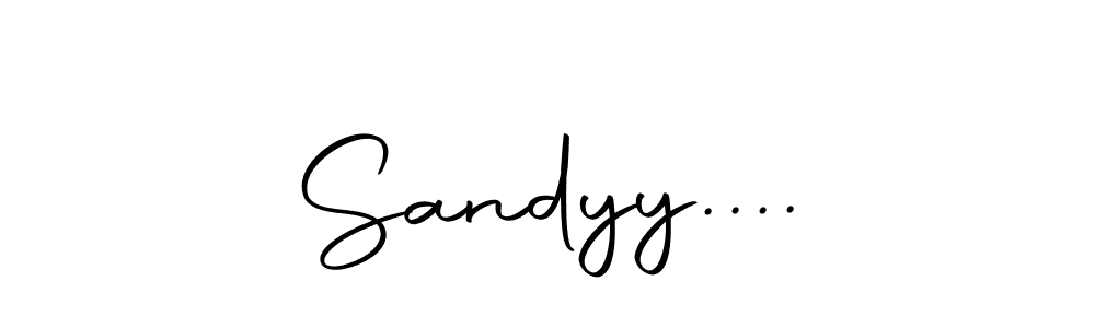 Also we have Sandyy.... name is the best signature style. Create professional handwritten signature collection using Autography-DOLnW autograph style. Sandyy.... signature style 10 images and pictures png