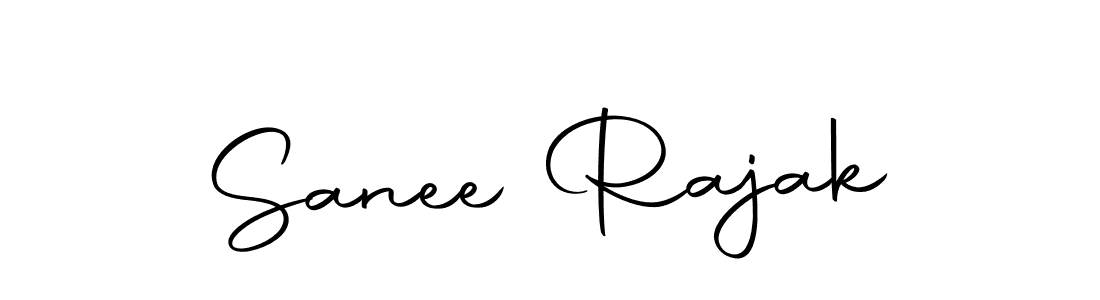 Make a beautiful signature design for name Sanee Rajak. With this signature (Autography-DOLnW) style, you can create a handwritten signature for free. Sanee Rajak signature style 10 images and pictures png