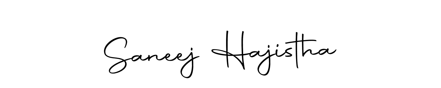 It looks lik you need a new signature style for name Saneej Hajistha. Design unique handwritten (Autography-DOLnW) signature with our free signature maker in just a few clicks. Saneej Hajistha signature style 10 images and pictures png