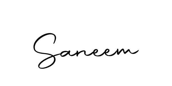 How to make Saneem signature? Autography-DOLnW is a professional autograph style. Create handwritten signature for Saneem name. Saneem signature style 10 images and pictures png