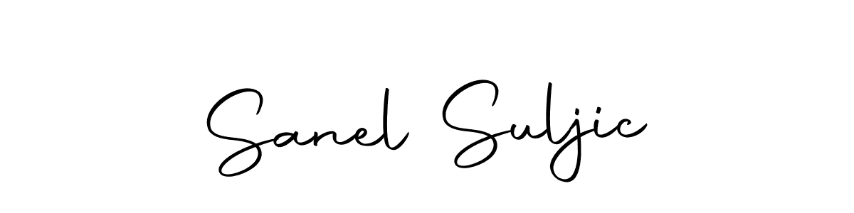 Similarly Autography-DOLnW is the best handwritten signature design. Signature creator online .You can use it as an online autograph creator for name Sanel Suljic. Sanel Suljic signature style 10 images and pictures png