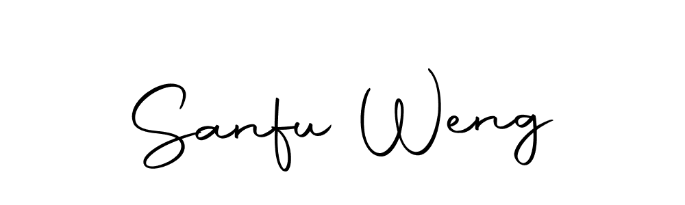 Make a short Sanfu Weng signature style. Manage your documents anywhere anytime using Autography-DOLnW. Create and add eSignatures, submit forms, share and send files easily. Sanfu Weng signature style 10 images and pictures png